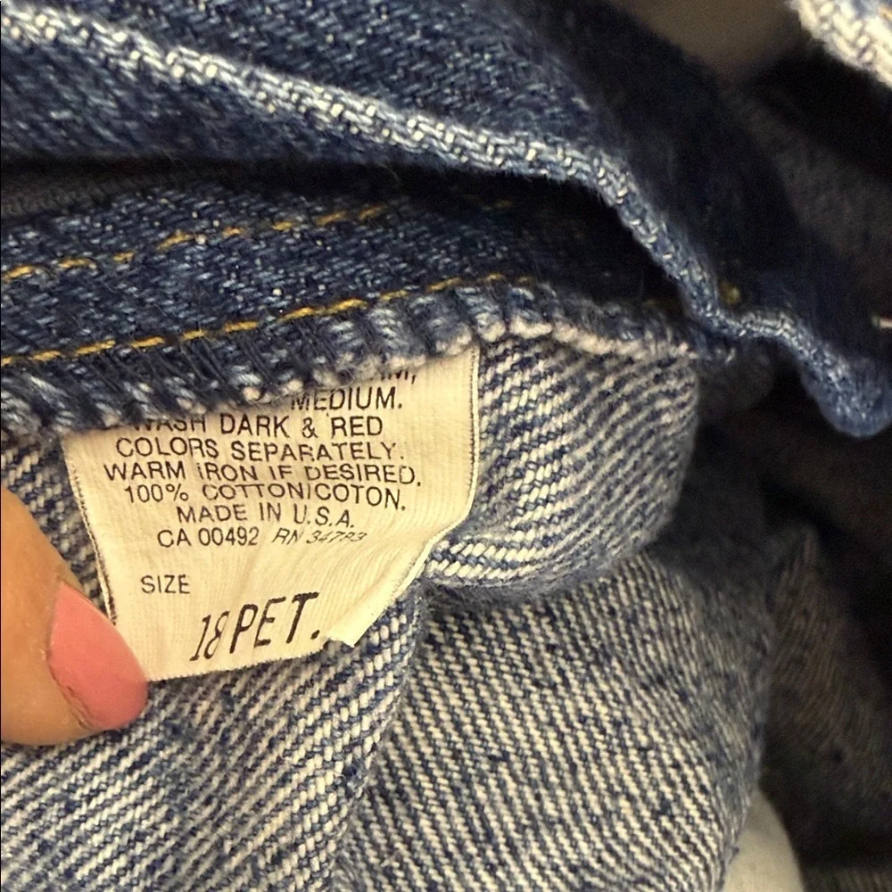 Lee Vintage Denim High Rise Mom Jeans Sz 18 (V1)